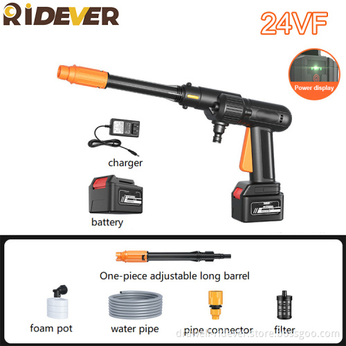 Ridever High Pressure Washer Machine Car Wash 12V 10000MA 20 Minutes Working Time Car Washer Cleaning Machine